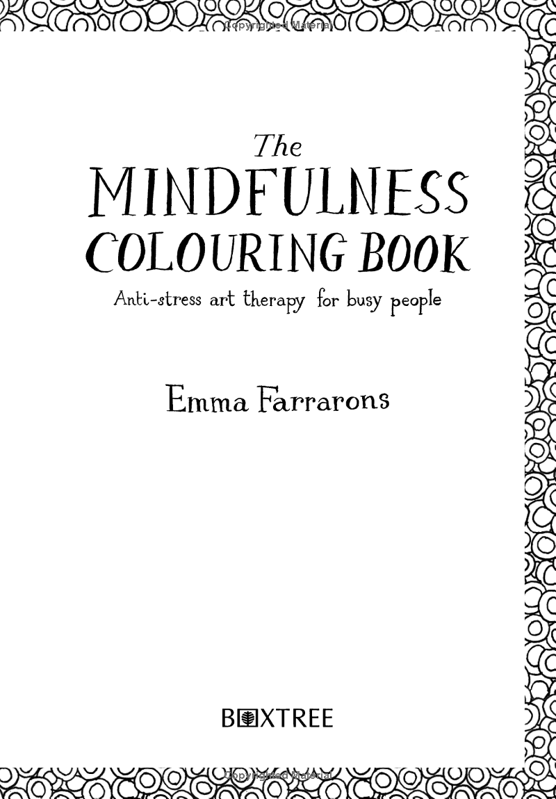 Sách ngoại văn: The Mindfulness Colouring Book : Anti-Stress Art Therapy for Busy People