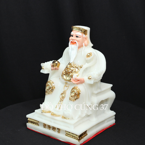 TƯỢNG THẦN TÀI THỔ ĐỊA MÀU TRẮNG - MS 31