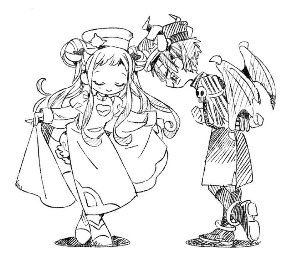 những mẫu truyện nhỏ của hanako do fan vẽ chapter 17 6