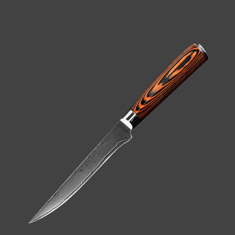 DAO - DAO BẾP NHẬT BẢN CLASSIC BONING THÉP DAMASCUS MÃ DDT120 nt 234654467856