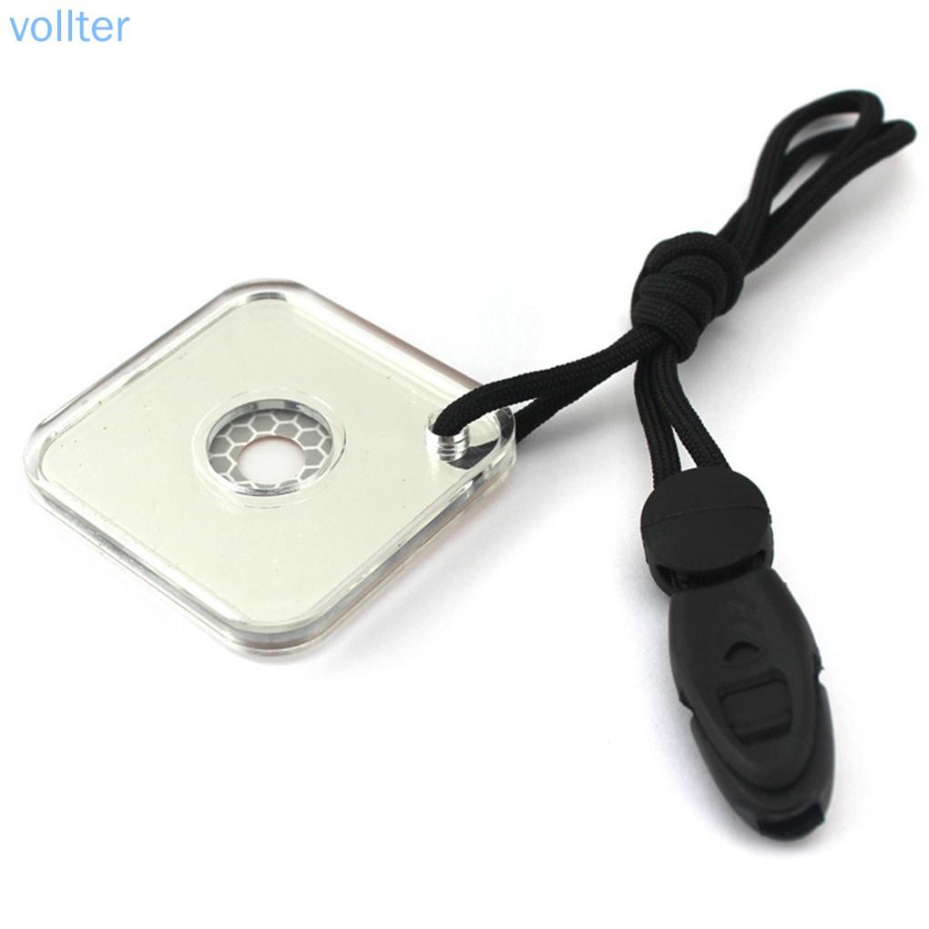 【Sản phẩm khuyến cáo】Outdoor Reflective Survival Signal Mirror With Whistle Long Distance Ask Help SOS Practical Emergency Tool