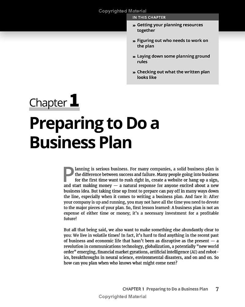 Sách ngoại văn: Business Plans For Dummies 3rd Edition