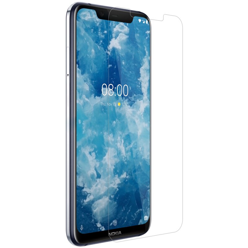 Miếng dán kính cường lực cho Nokia 8.1 / Nokia X7 (độ cứng 9H, mỏng 0.3mm, hạn chế bám vân tay) - Hàng nhập khẩu