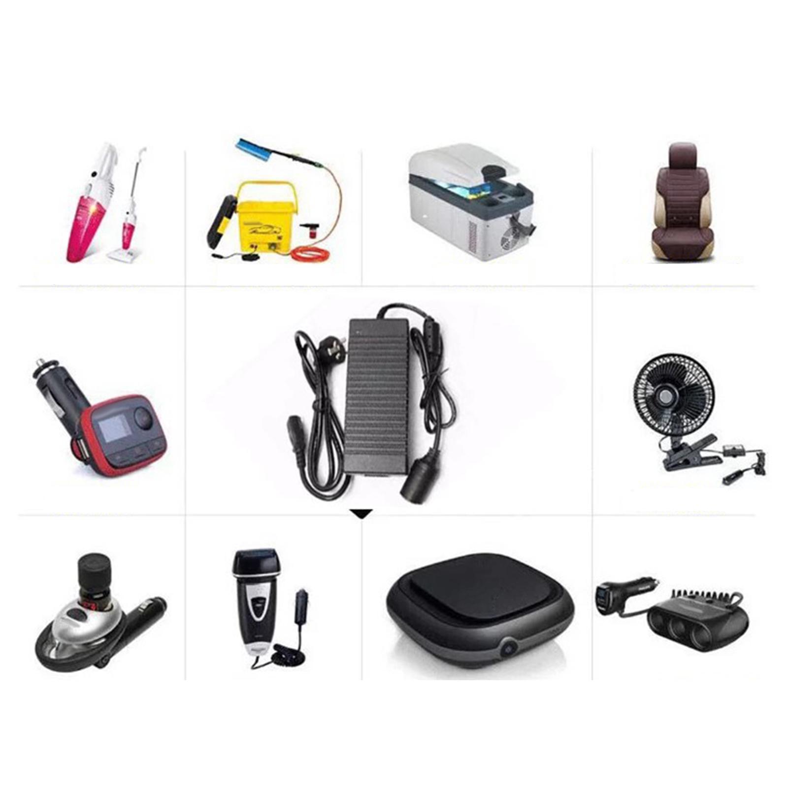 AC to DC Converter AC 100V-240V to DC 12V 10A for Car Vacuum Cleaner