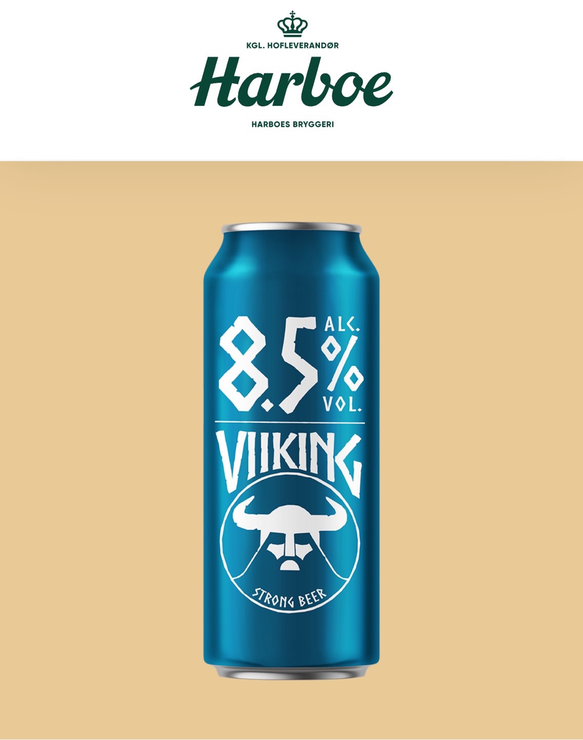 BIA VIIKING HARBOE 8.5% THÙNG 24 LON 500ml