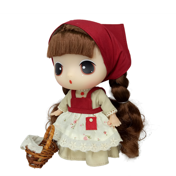 Búp bê Ddung quàng khăn đỏ FDE1832A 18CM