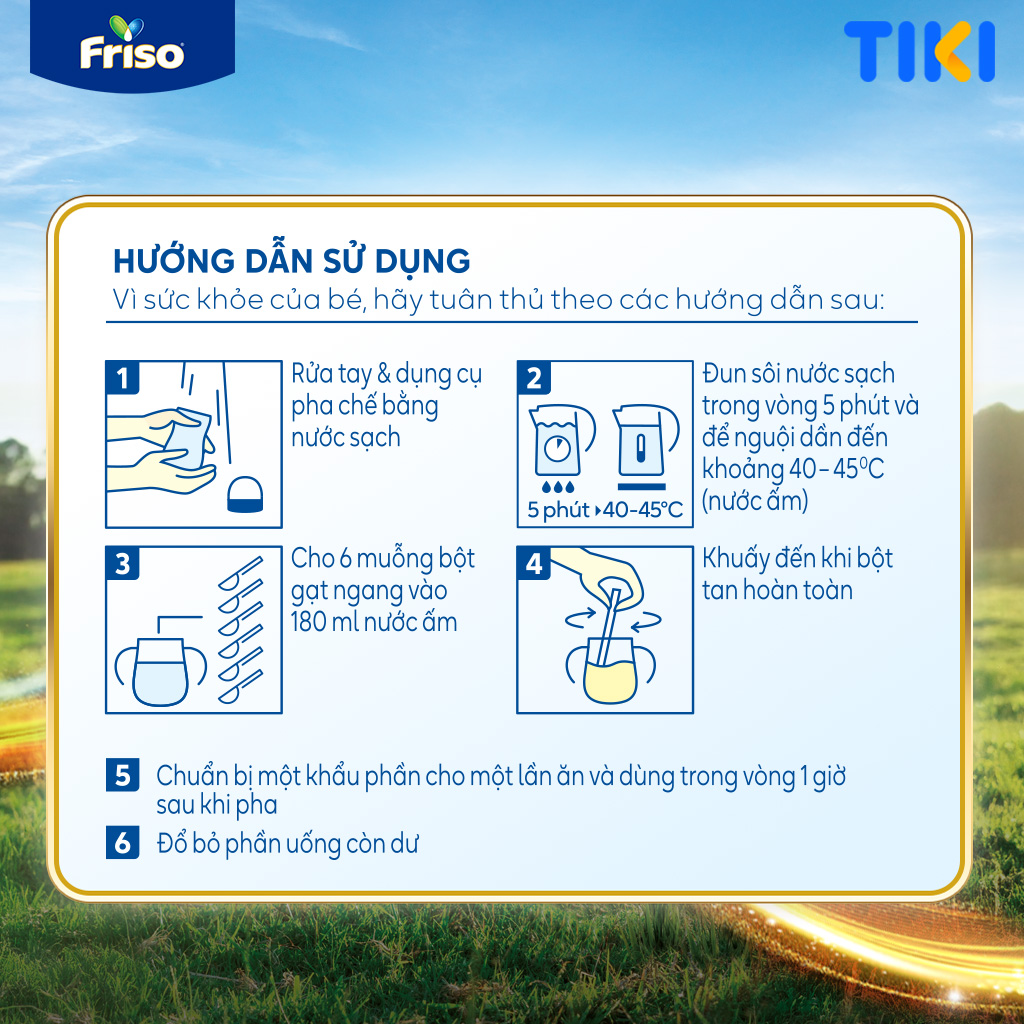 Sữa Bột Friso Pro 3 800G cho trẻ trên 2 tuổi