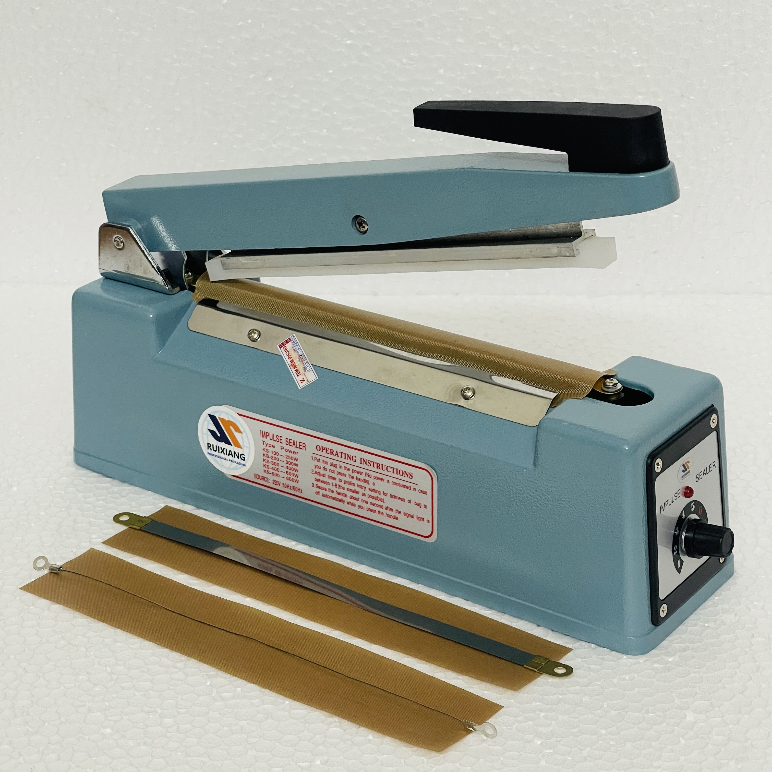 Máy Ép Nhiệt Hàn Túi Ratunpack KS-200B – Bản Hàn Rộng 10mm - hàng nhập khẩu