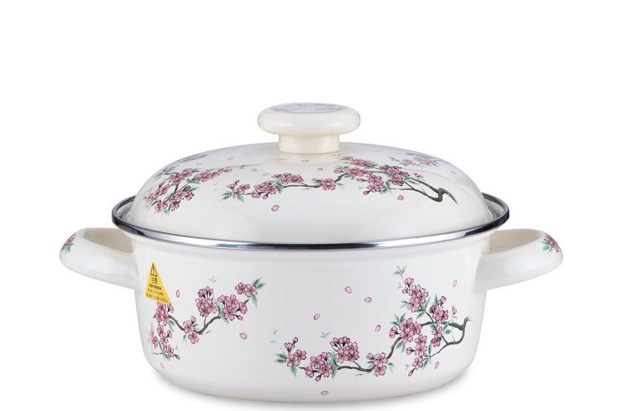 Nồi tráng men FUJIHORO 18cm, 1.8L SKW-12, Sử dụng bếp từ