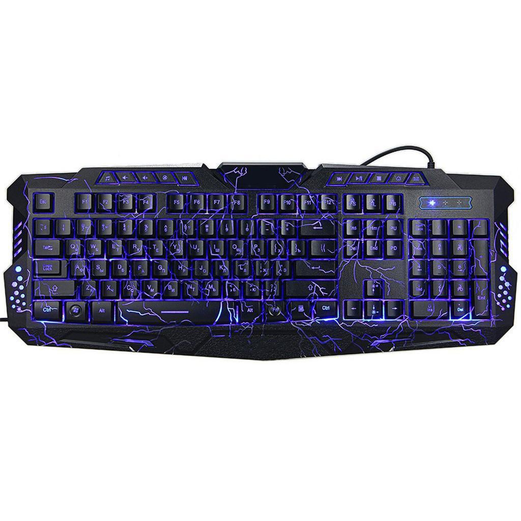 114 Sensitive Keys, 10 Multimedia Keys Keyboard for Working or Gaming