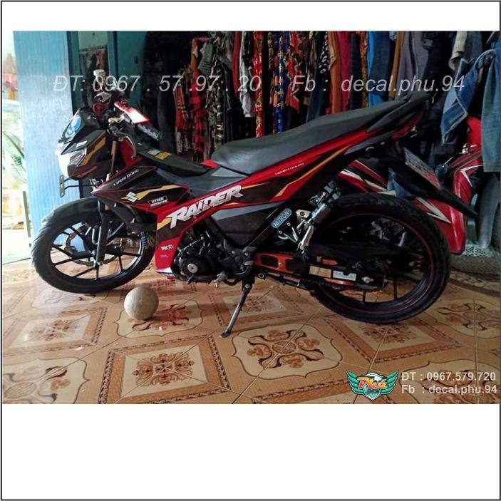 Tem Rời Raider Đỏ đen mới