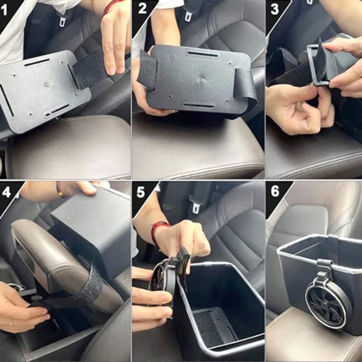 Hộp đựng đồ đa năng gắn bệ tỳ tay xe ô tô- Mia shop