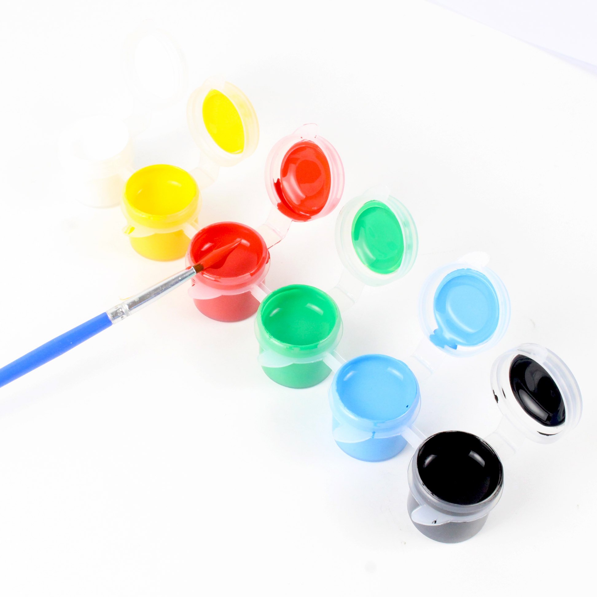 Bộ 6/12/24 màu Acrylic , kèm cọ vẽ STACOM/ POS05_24A