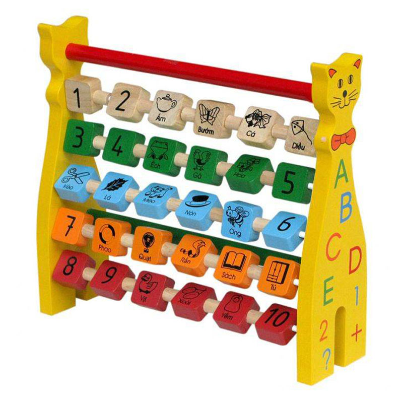 Đồ chơi học chữ cái Chú Mèo ABC - Đồ chơi gỗ Winwintoys