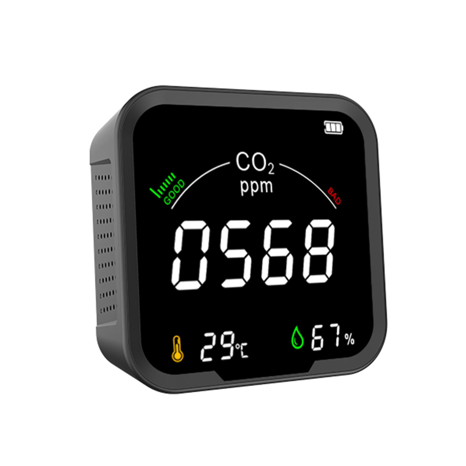 Máy Đo Carbon Dioxide Đo Độ Ẩm Nhiệt Độ Hồng Ngoại Pth-9C 400-5000Ppm