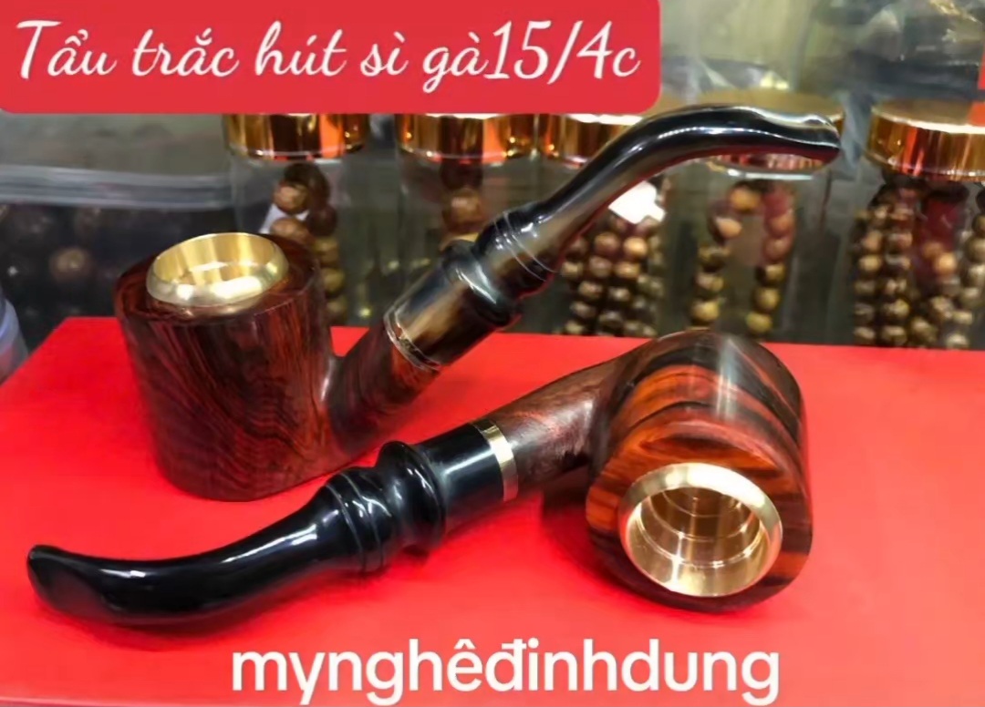 Tẩu sìgà đa năng bằng gỗ trắc đỏ đen