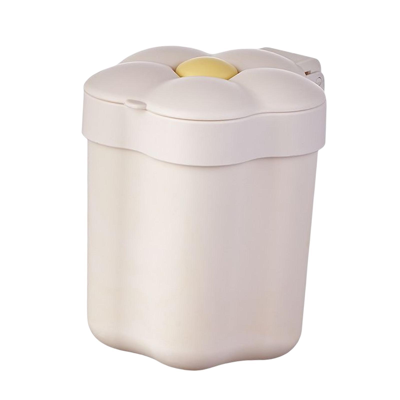 Mini Desktop Trash Can Mini Wastebasket Garbage Bin Waste Can for Bathroom