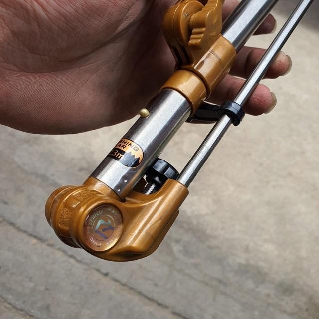 Chống cần câu tay inox Boyang loại đẹp 2 màu