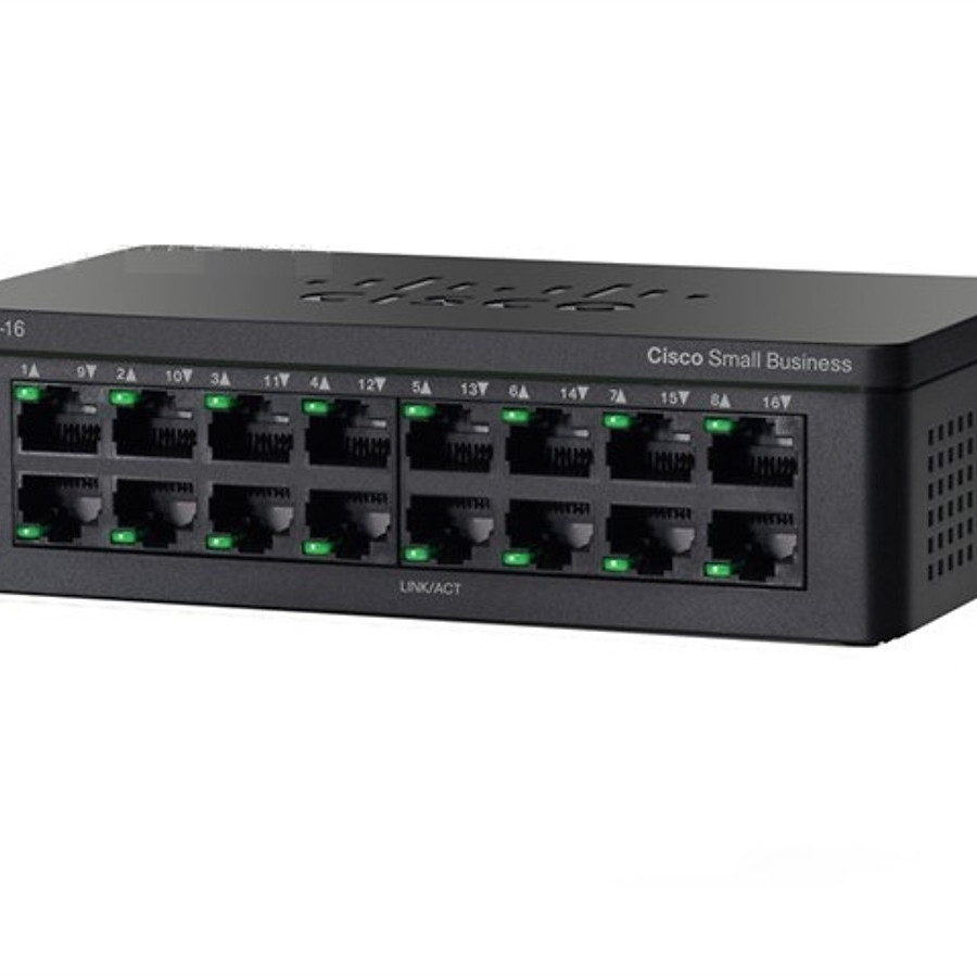 Thiết bị kết nối Cisco Chuyển mạch Ethernet nhanh 16 cổng Cisco SF95D-16 - Hàng chính hãng