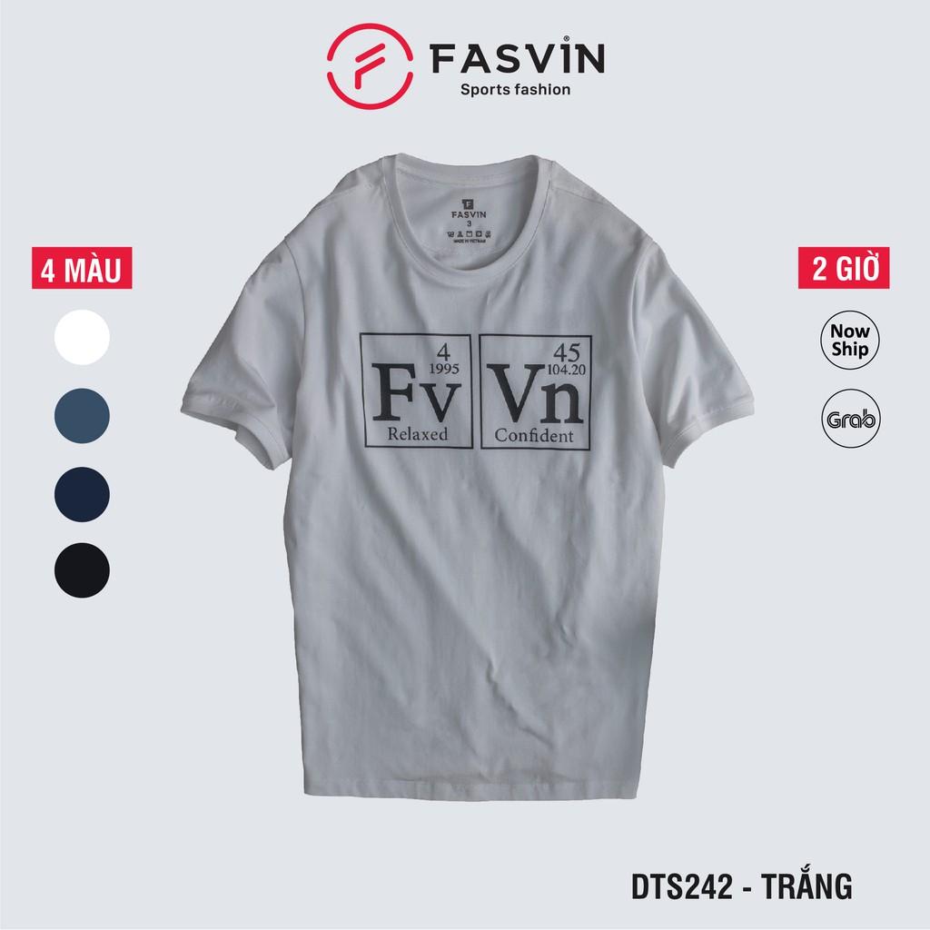 Áo thun nam Fasvin TS20242.HN chất vải mềm mịn thoáng mát