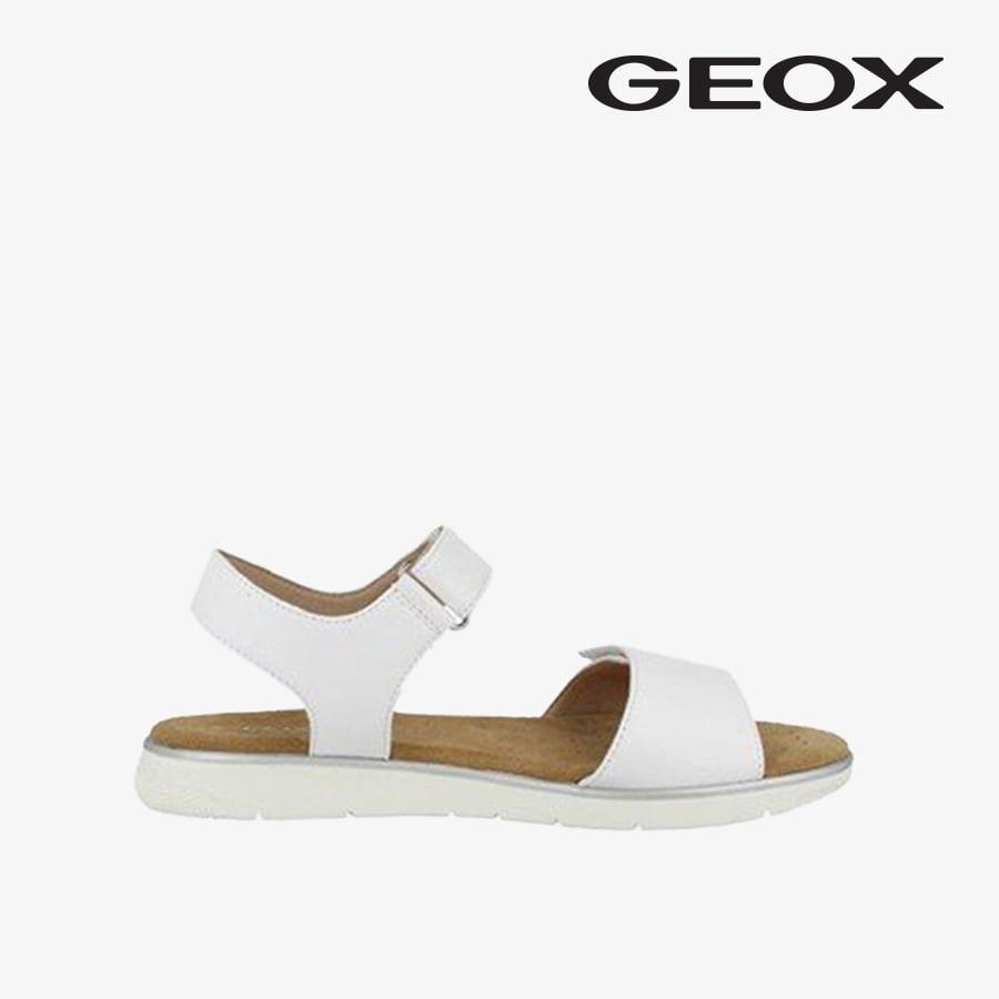 Giày Sandals Nữ GEOX D Dandra D - WHITE/SILVER