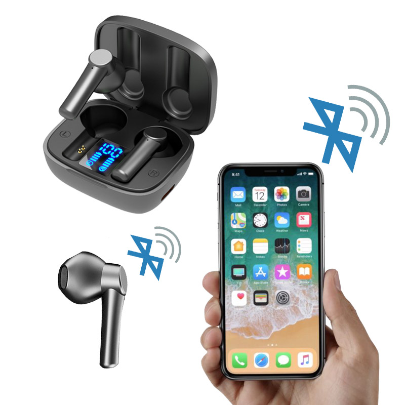 Tai Nghe Nhét Tai Bluetooth Chống Ồn, Nghe Nhạc Ấm,  Sạc Type C - Hàng Chính Hãng