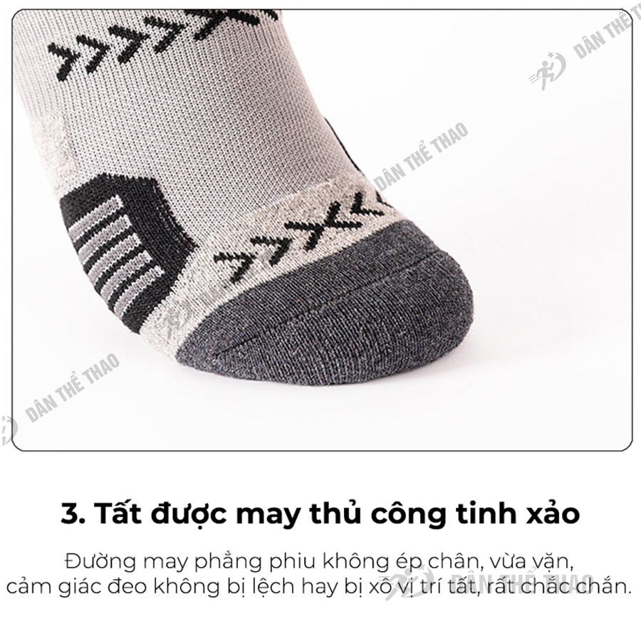 Vớ thể thao cổ cao thoáng khí thấm hút mồ hôi - Tất thể thao cao cổ chuyên nghiệp cho bóng rổ, bóng đá, chạy bộ