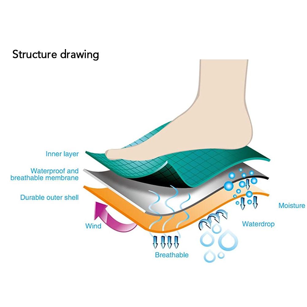 Đôi tất thoáng khí không thấm nước cho nam nữ chơi thể thao ngoài trời đi bộ trượt tuyết