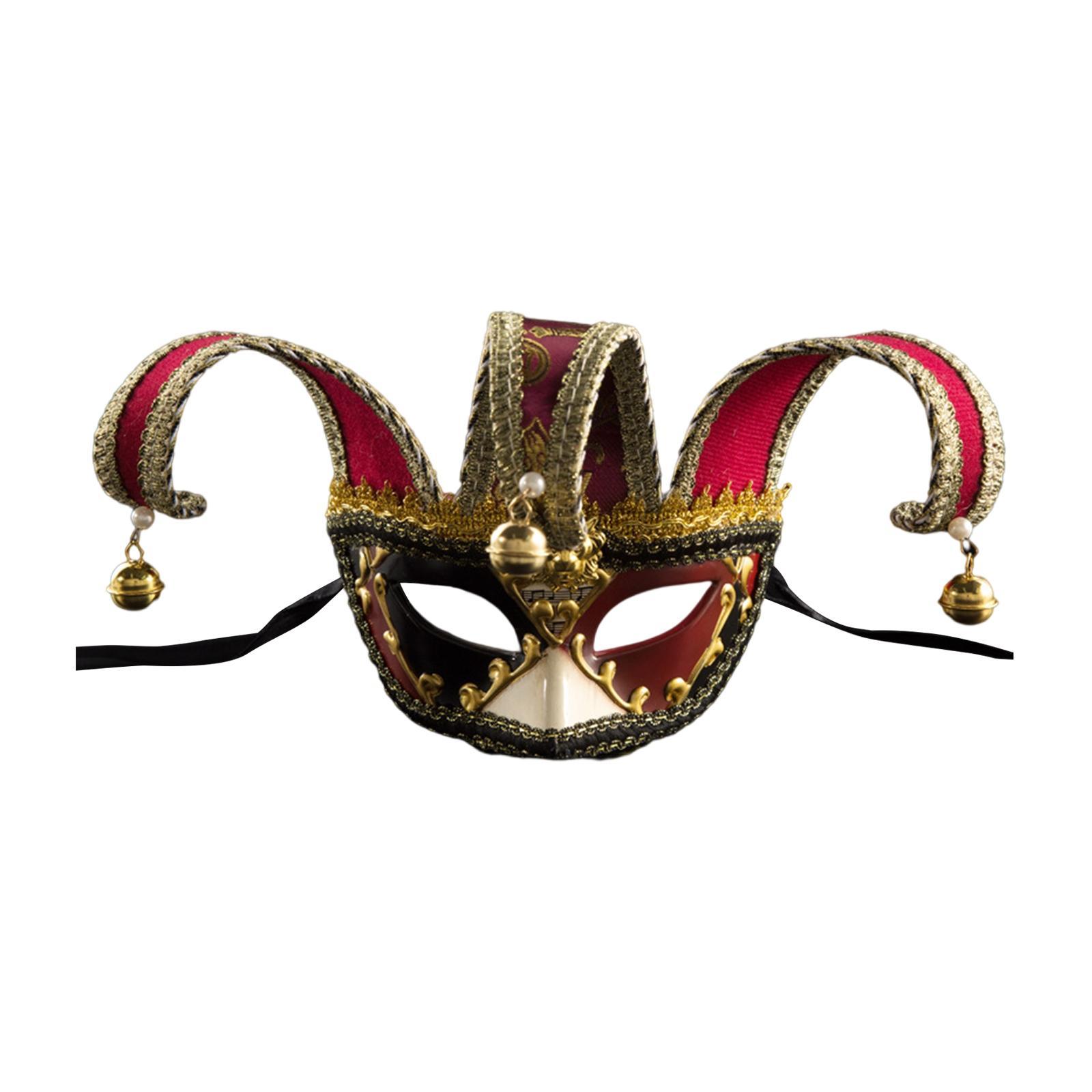 Half Face Mask Costume Cosplay Masquerade Mask Mask for Mardi Gras, Halloween, Party, Festival, Carnival Accessory