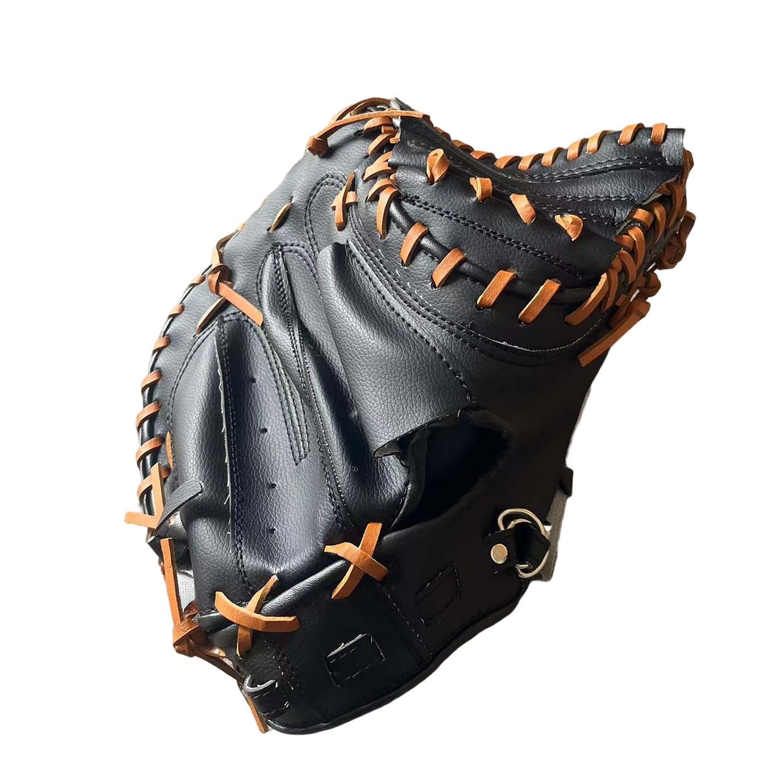 PU Leather Baseball Glove Infield Outfield Gloves Durable Catcher Baseball Softball Fielding Glove Sports Batting Gloves for Youth Adult Training