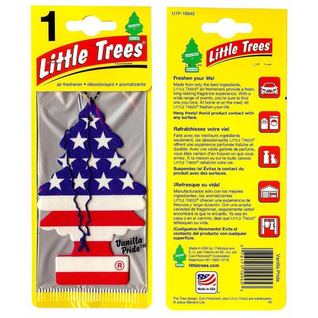 Lá thơm treo xe little trees - Lá thông thơm usa của mỹ khử mùi ô tô, phòng ngủ,tủ quần áo FEMARI