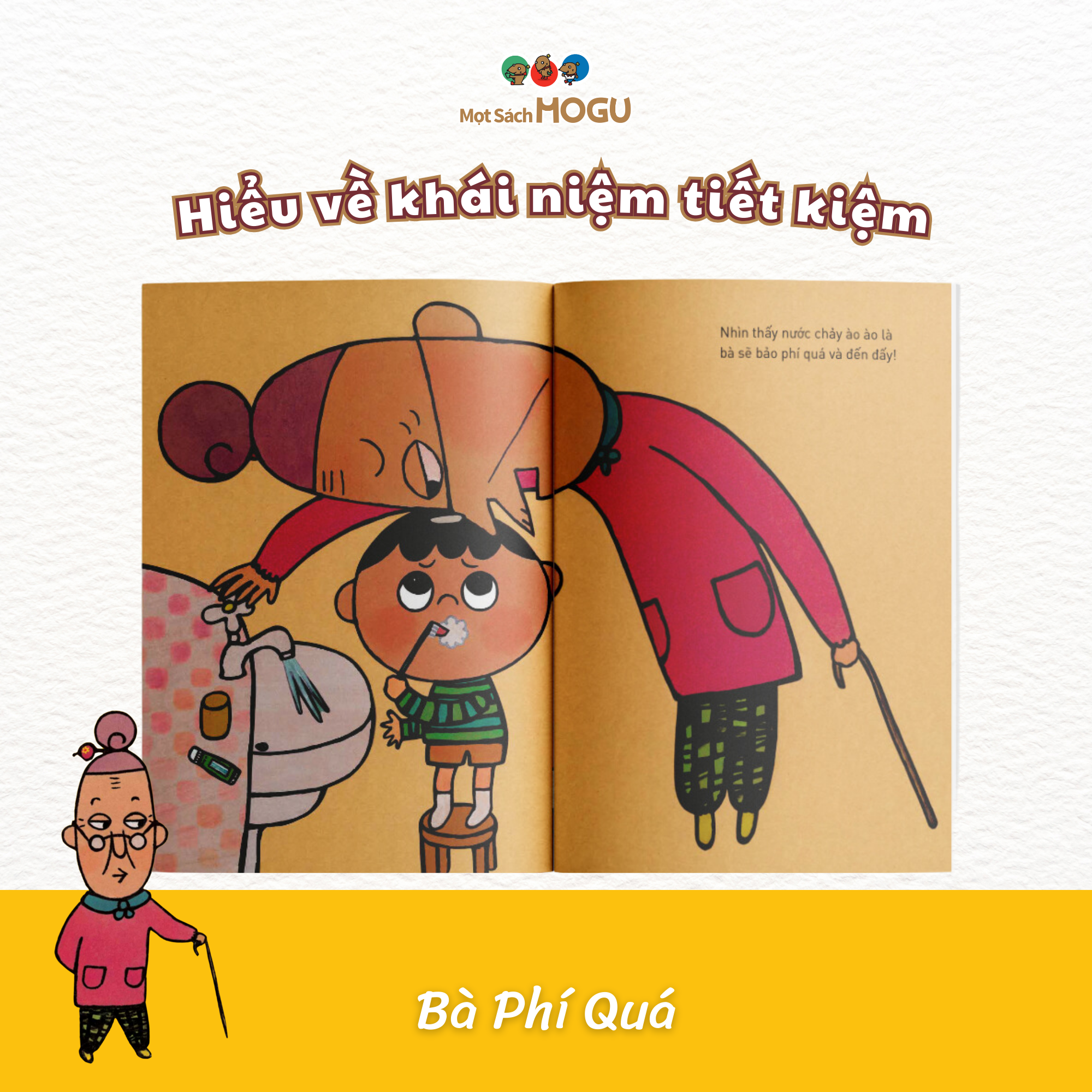 Ehon - Phát triển tư duy - Bà Phí Quá - cho bé 3-6 tuổi