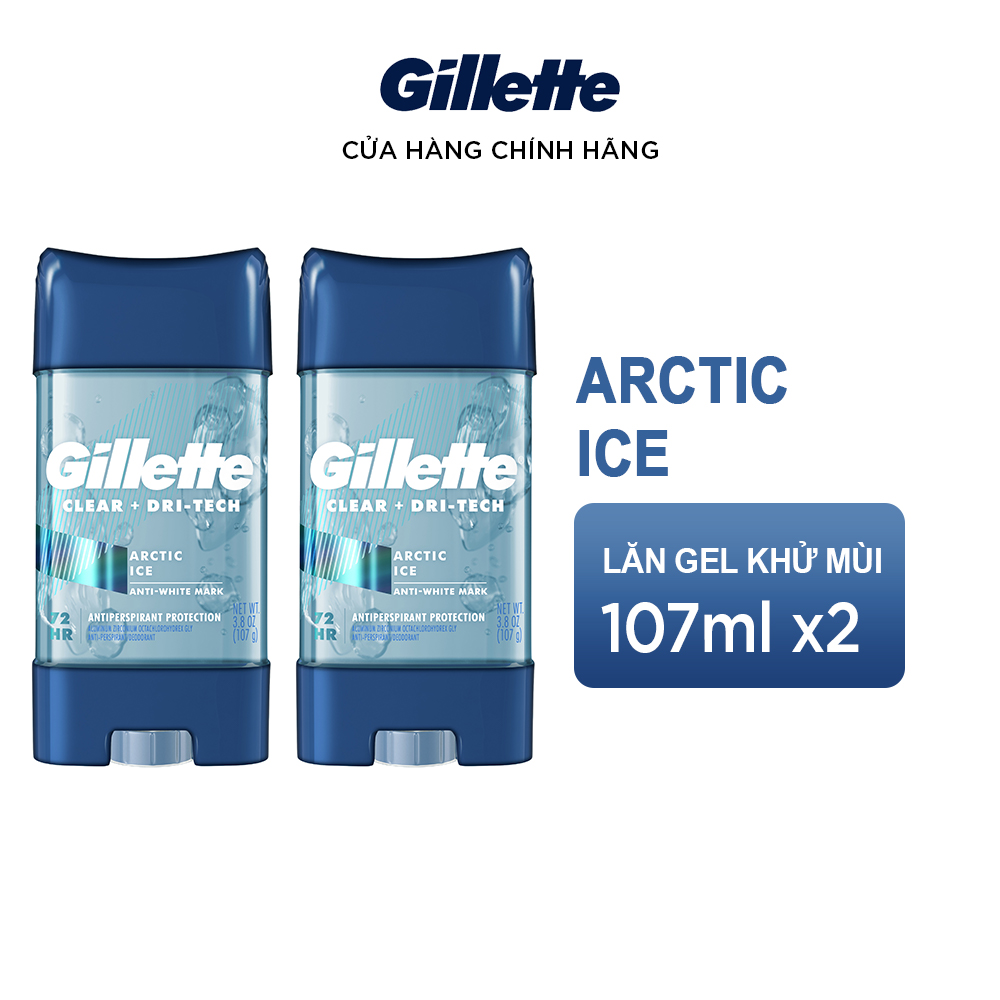 Combo 2 Lăn Gel Khử Mùi GILLETTE 107ml