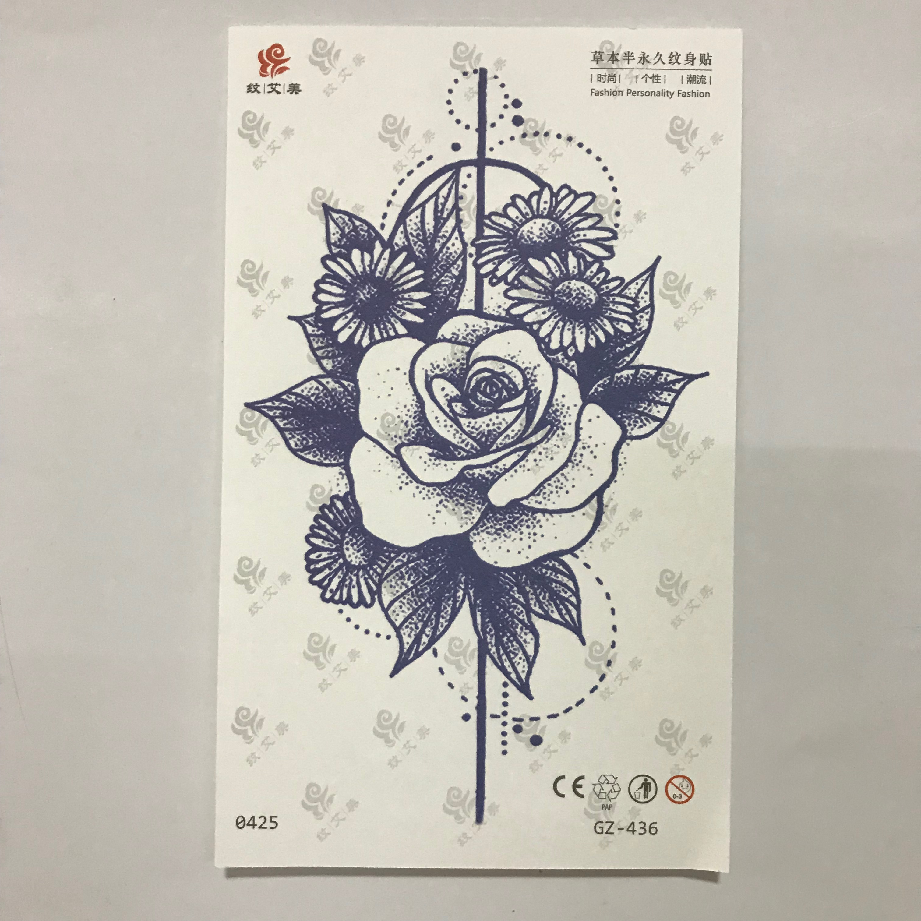 Hình xăm dán ma thuật-Magical tattoo. Thời gian lưu hình trên da lên đến 20 ngày. Loại đặc biệt-Hiện hình trong vòng 24h