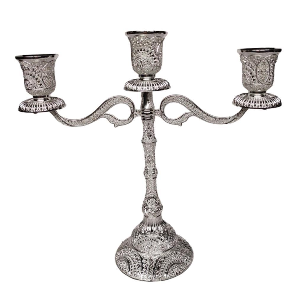 Vintage Style Candle Holder Candelabra Candlestick for Wedding Party Votive