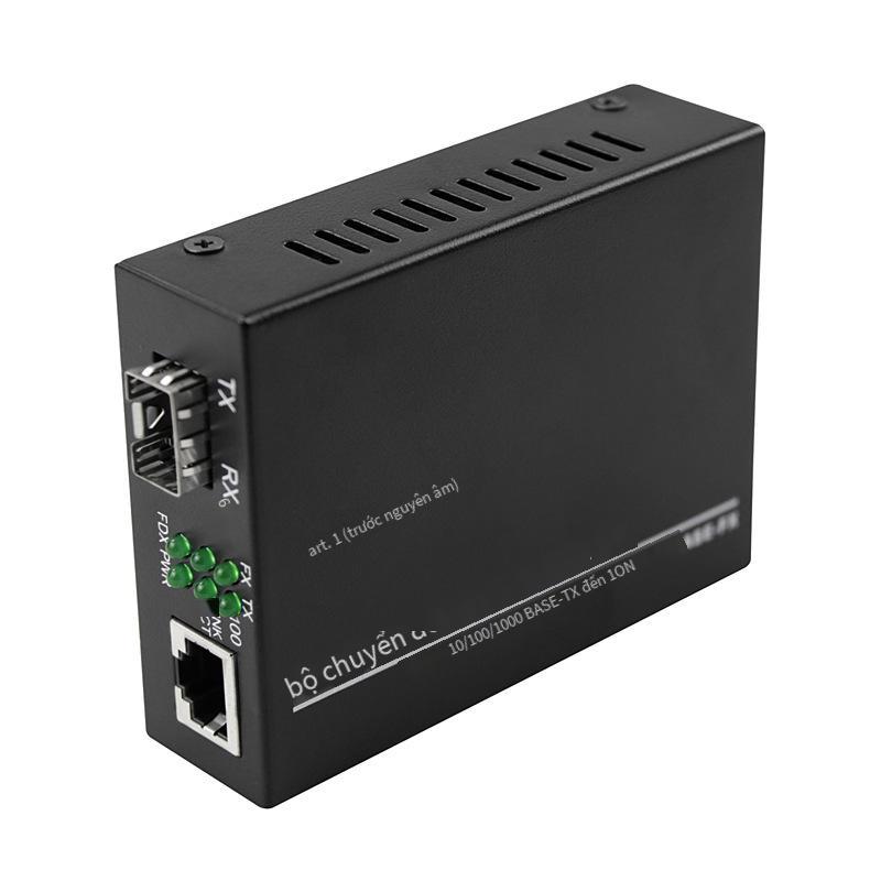 Giao hàng nhanh Bộ thu phát sợi quang Gigabit Giao diện SFP 1.25G 1 Quang 1 Bộ chuyển đổi quang điện Mô-đun kết hợp miễn phí