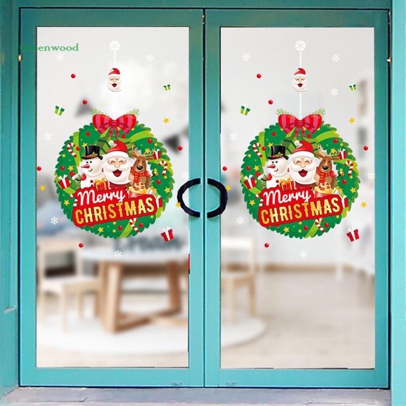Decal trang trí tường Noel - Nhiều mẫu chào lễ Giáng Sinh vui nhộn