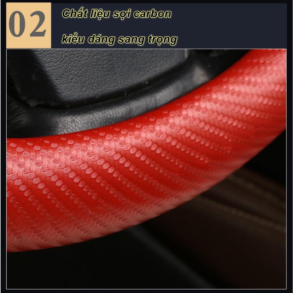 Bao Da Vô Lăng Ô Tô 5 chỗ 7 chỗ Super Carbon Fiber cao cấp