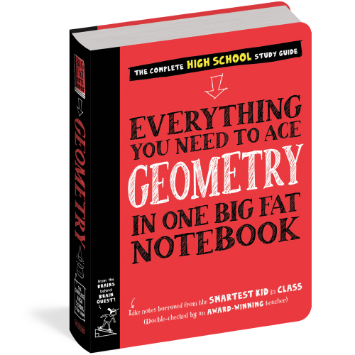 Sách Everything You Need To Ace Chemistry And Geometry Big Fat Notebooks ( Combo 2 Cuốn Sổ Tay Hoá Học Và Sổ Tay Hình Học Bản Tiếng Anh ) - Tổng Hợp Kiến Thức Hóa Học Và Hình Học Dành Cho Học Sinh Lớp 8 Đến Lớp 12 - Á Châu Books, Bìa Cứng, In Màu