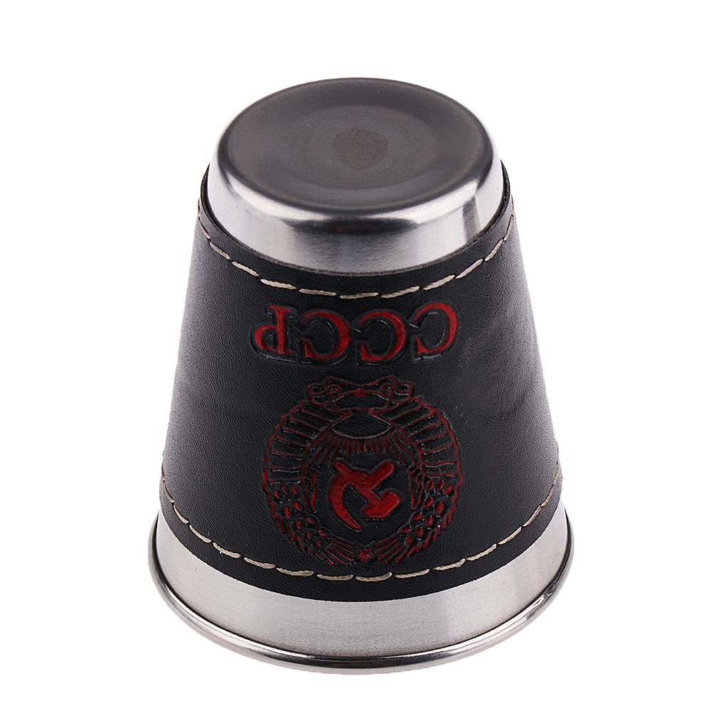 2Pcs Stainless Steel Wine Glass Wine Cup