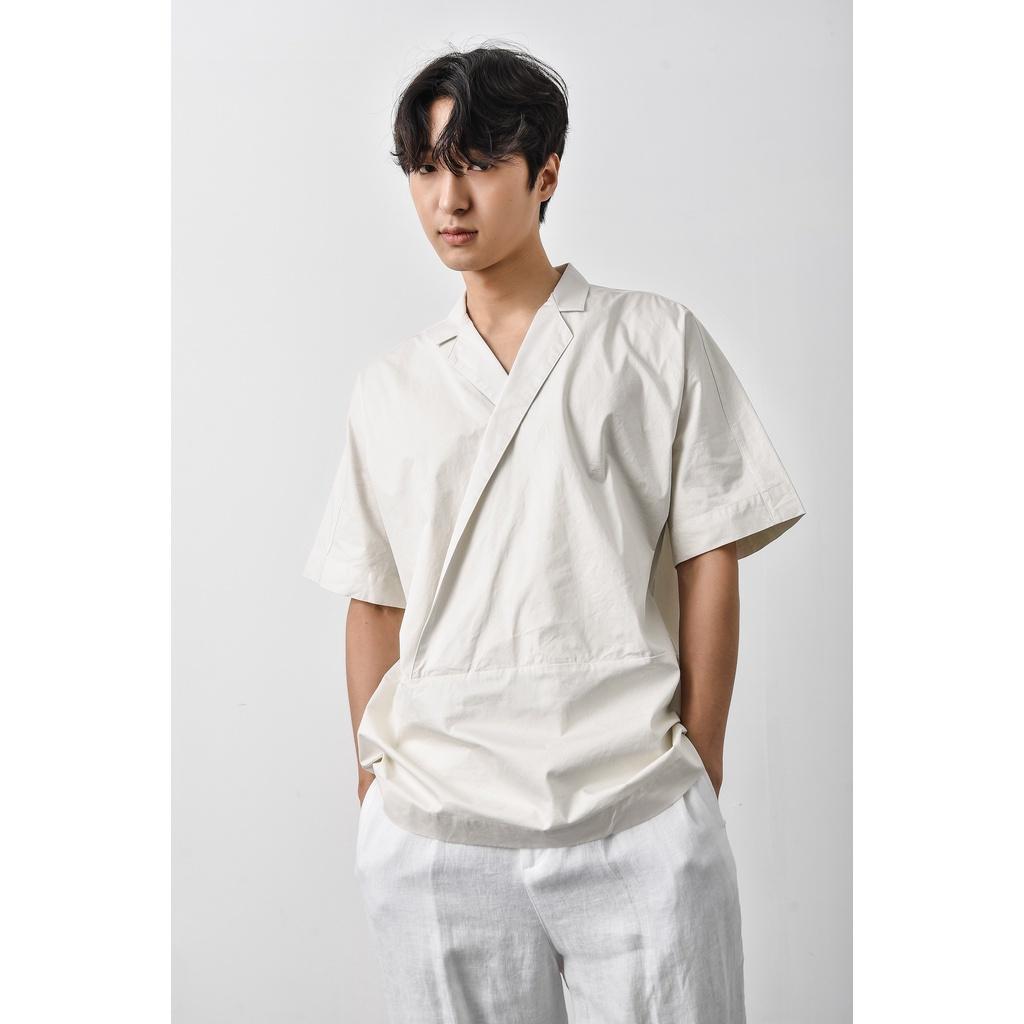 Áo sơ mi tay ngắn, Kimono. LOOSE form - Routine 10S21SHS019