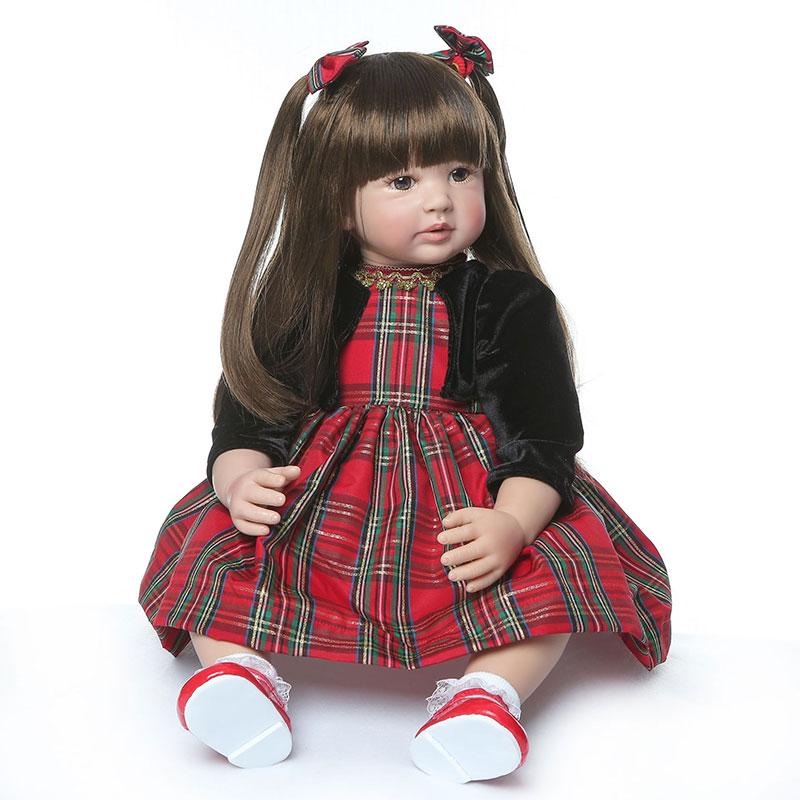 Đồ Chơi Búp Bê Tái Sinh Thân Gòn Mềm Mại Reborn Silicon Vinyl Doll full set