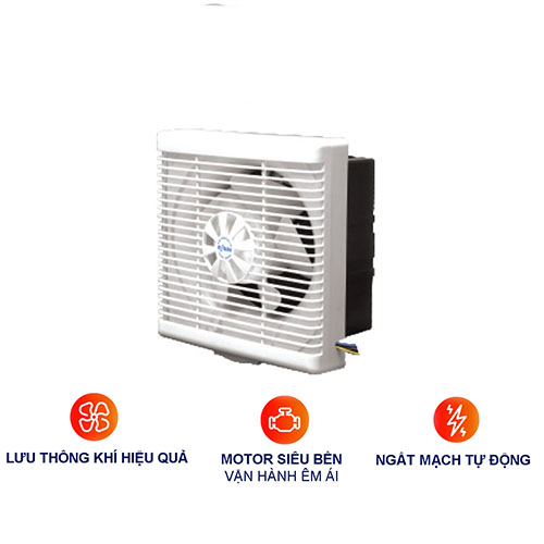 Quạt thông gió âm tường Roman RBV15 - Hàng chính hãng