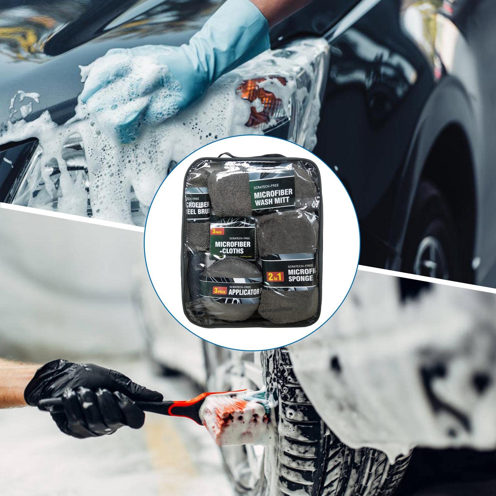 Bộ khăn vệ sinh xe ô tô Car Interior Cleaner