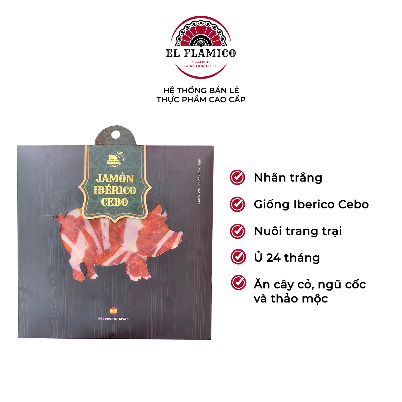 Đùi trước Cebo cắt lát - trên 24 tháng