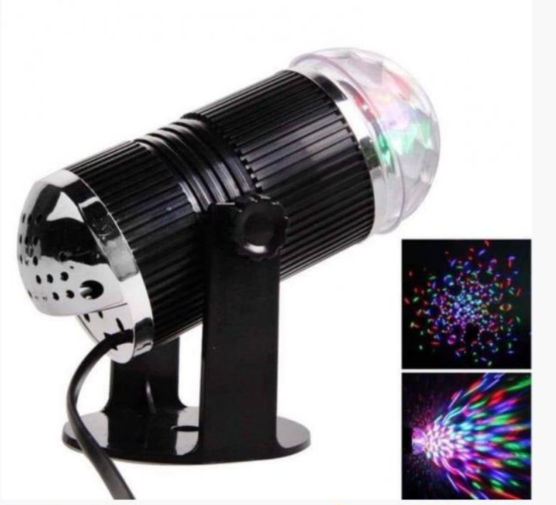 Đèn LED vũ trường xoay đa năng - chớp xoay theo nhạc