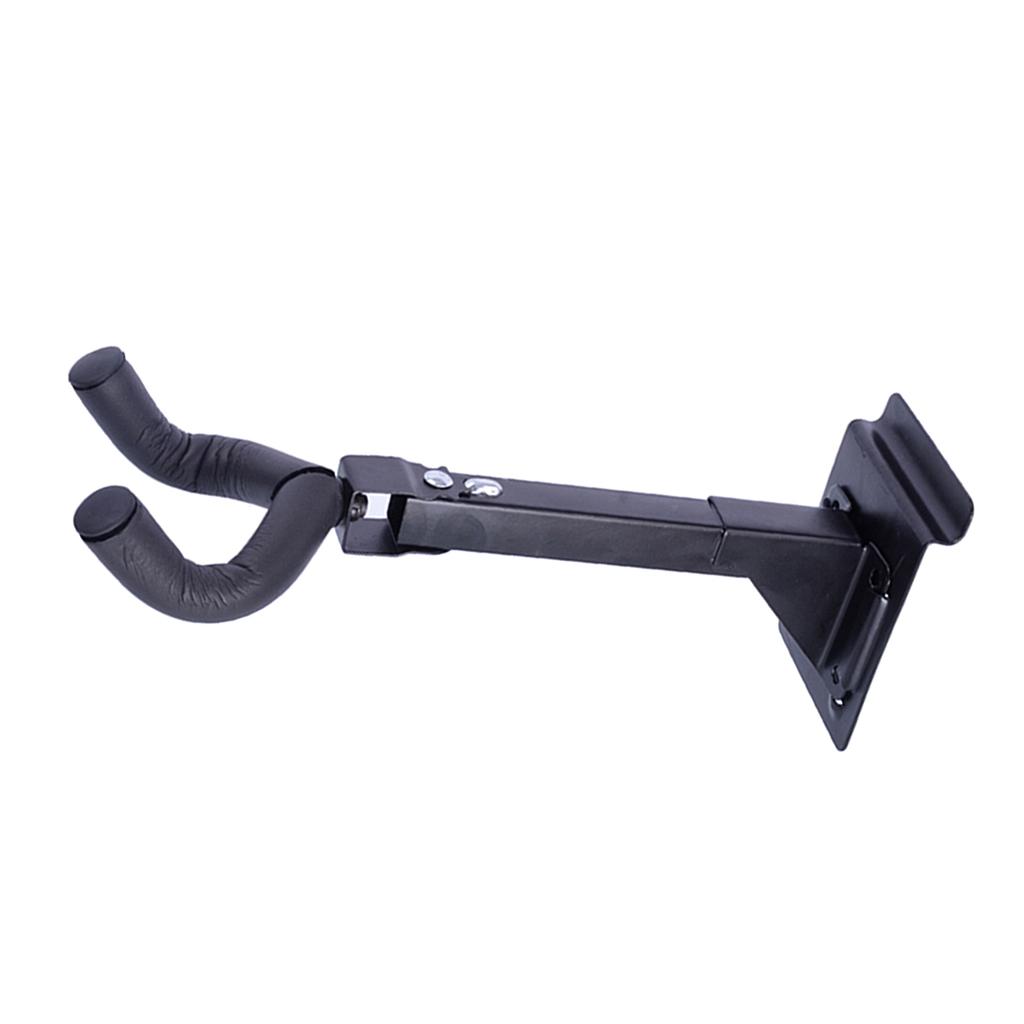 Sunnimix Guitar Dây Sắt Móc Treo Tường An Toàn Treo Tường Giá Đỡ Đen
