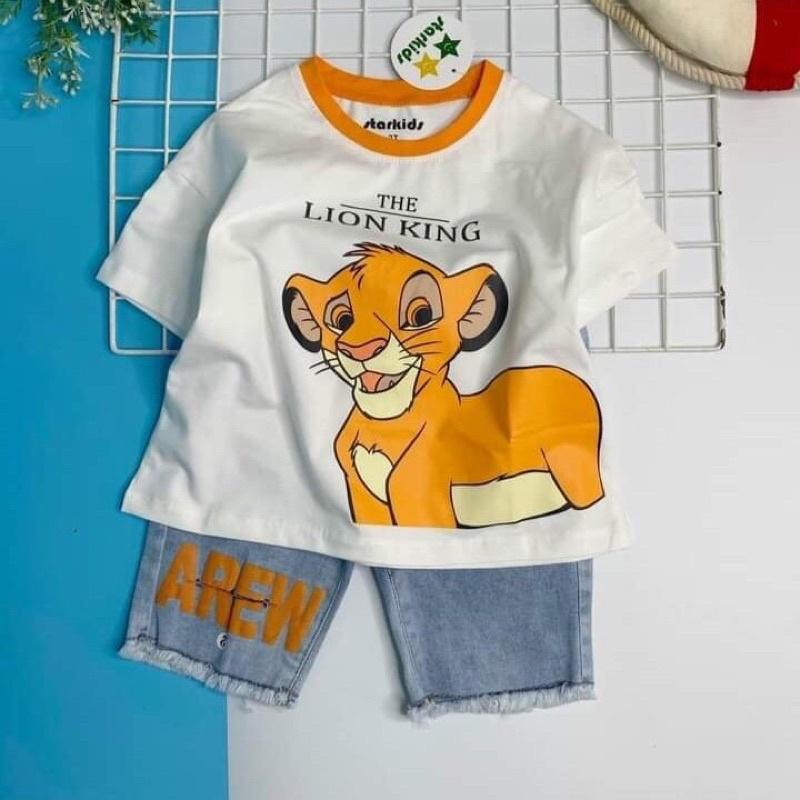 Áo thun STARKID cho bé trai siêu ngầu size 10-45kg thun cotton chính phẩm dãn mịn