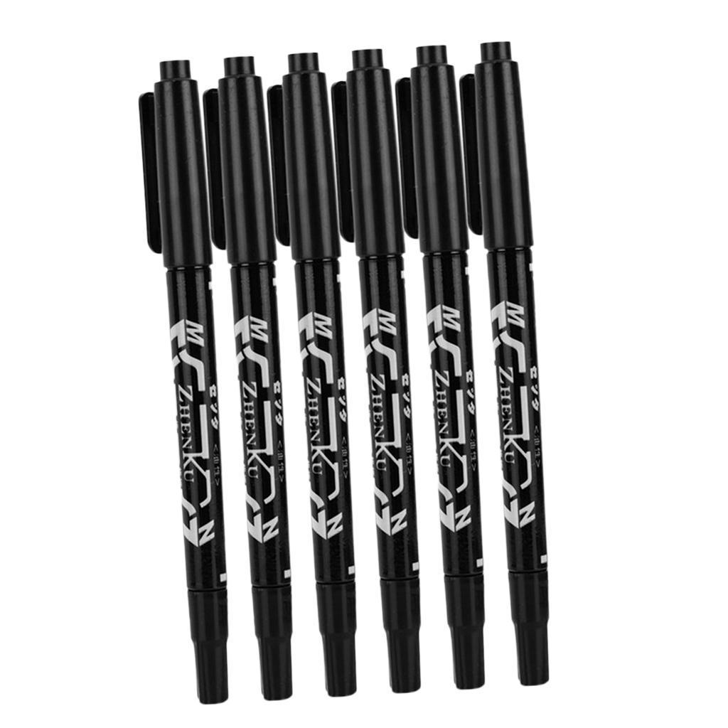 18Pcs Tattoo/ Piercing Skin Marking Pen Double Ended Marker w/Fine&Thick Tip