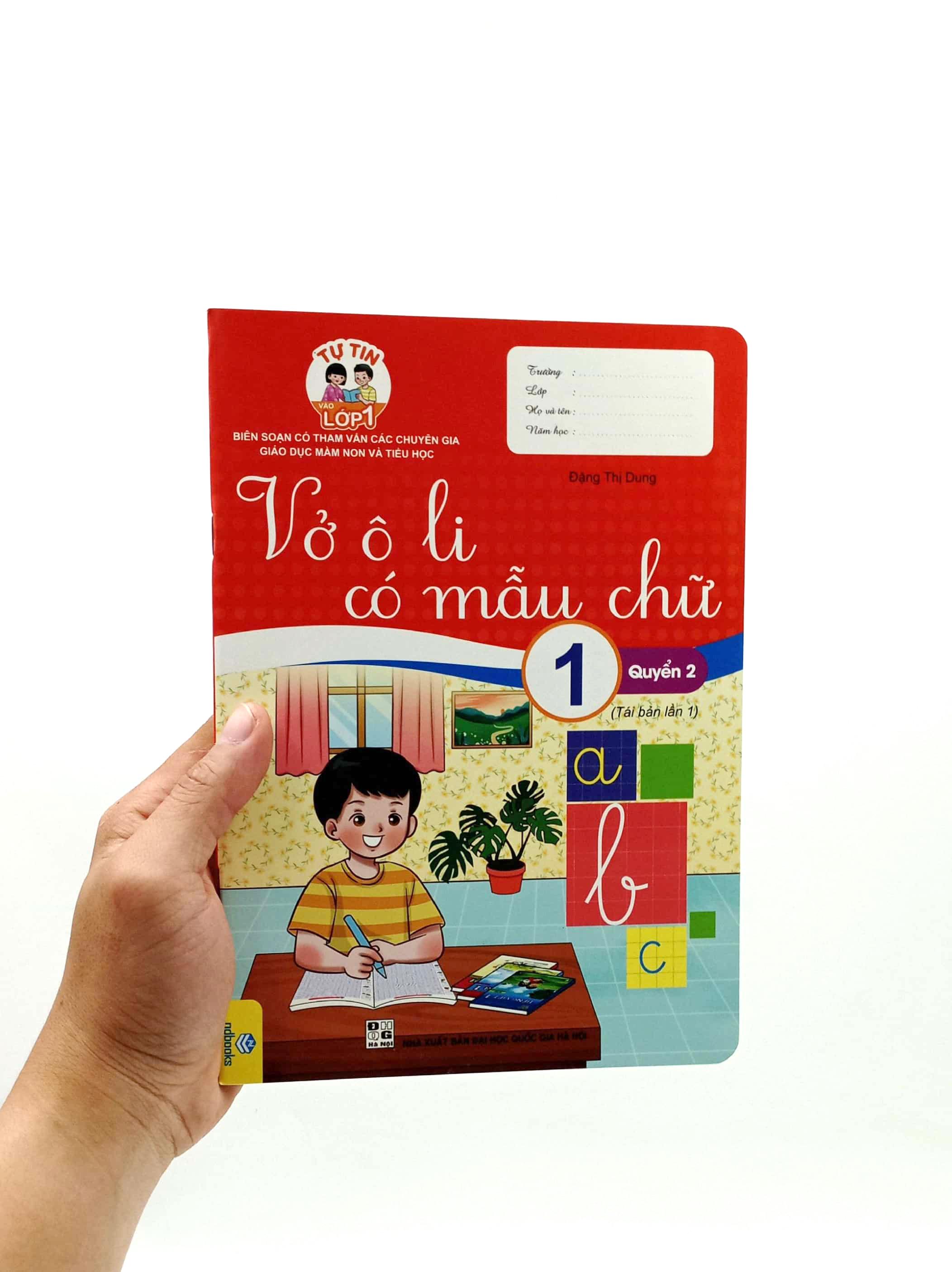 Tự Tin Vào Lớp 1 - Vở Ô Li Có Mẫu Chữ Lớp 1 - Quyển 2